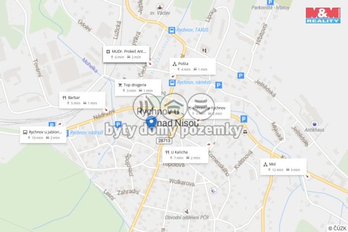 Pronájem, Byt 1+1, Rychnov u Jablonce nad Nisou
