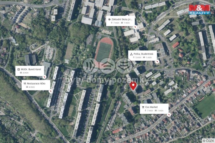 Prodej, Byt 1+kk, Jirkov