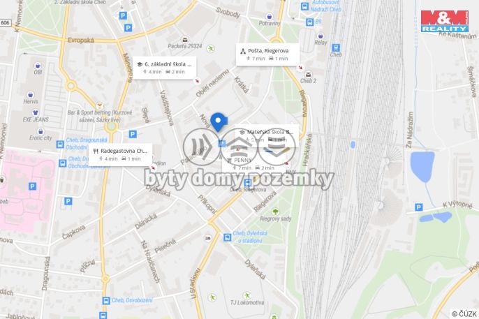Prodej, Byt 3+1, Cheb