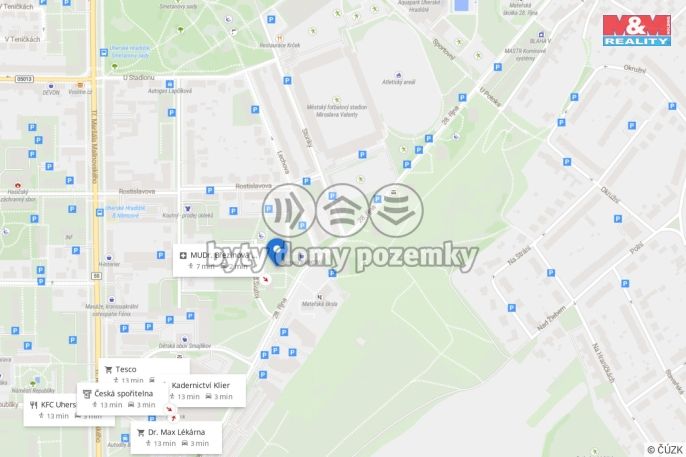 Pronájem, Byt 1+1, Uherské Hradiště