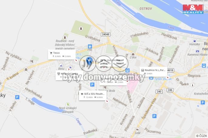 Prodej, Byt 4+1, Roudnice nad Labem