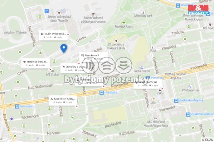 Pronájem, Byt 2+1, Praha