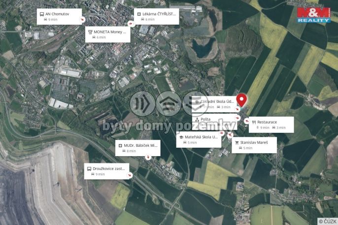 Prodej, Pozemek k bydlení, Údlice