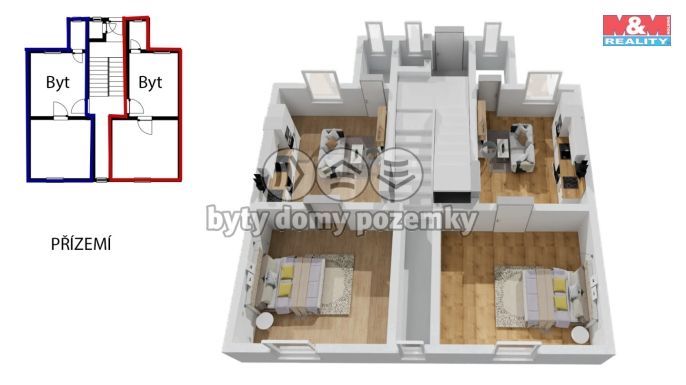 Prodej, Rodinný dům, Louny