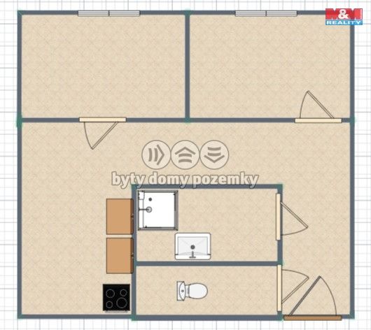 Prodej, Byt 2+kk, Praha