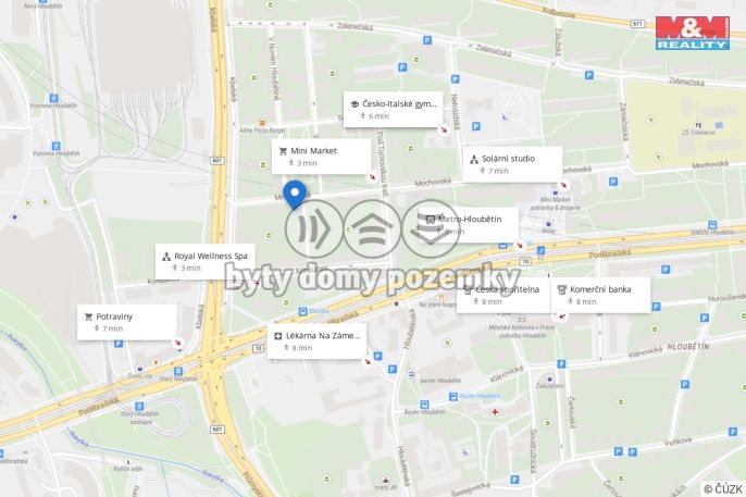 Pronájem, Byt 1+kk, Praha