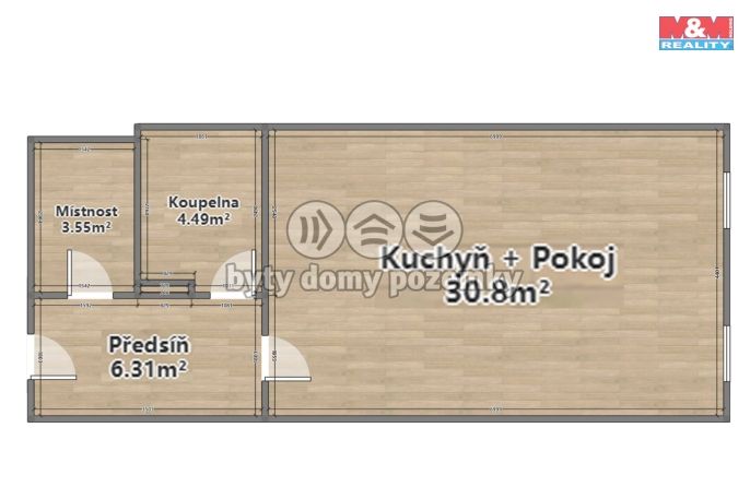 Prodej, Byt 1+kk, Plzeň