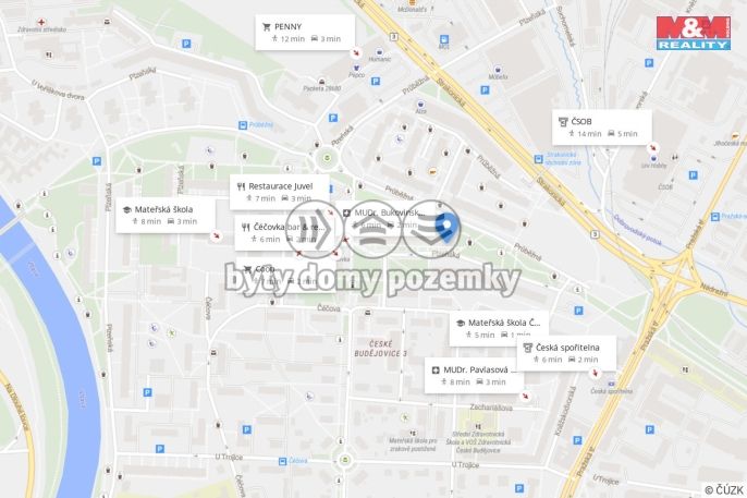 Prodej, Byt 3+1, České Budějovice