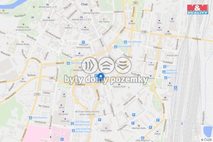 Pronájem, Byt 3+1, Cheb