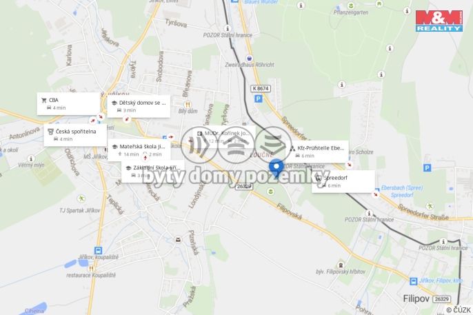 Prodej, Pozemek k bydlení, Jiříkov