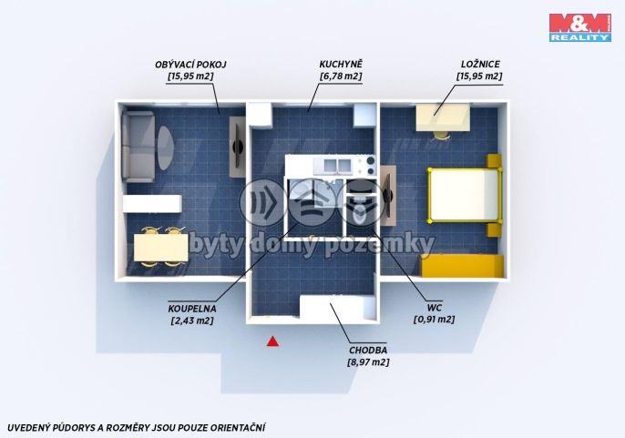 Prodej, Byt 2+1, Roztoky