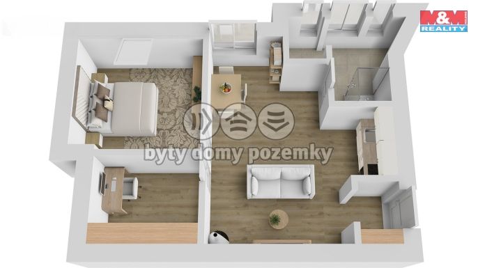 Pronájem, Byt 2+kk, Hradec Králové