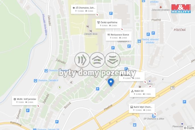 Prodej, Byt 2+1, Chomutov