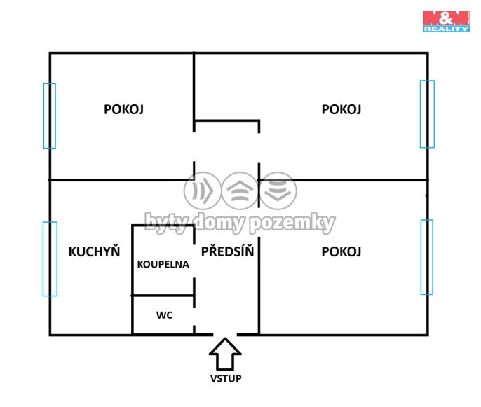 Prodej, Byt 3+1, Ostrava