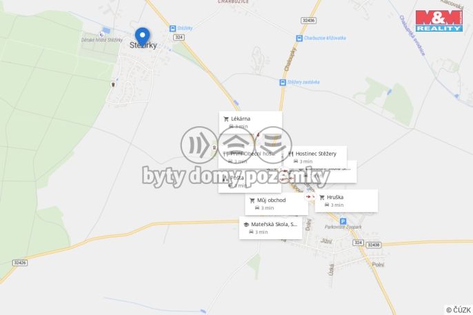 Prodej, Chata, Stěžery