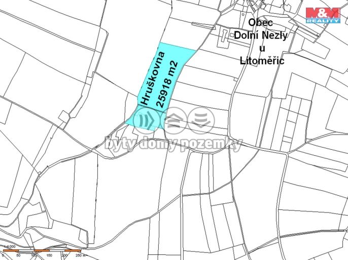 Prodej, Ovocný sad, Liběšice