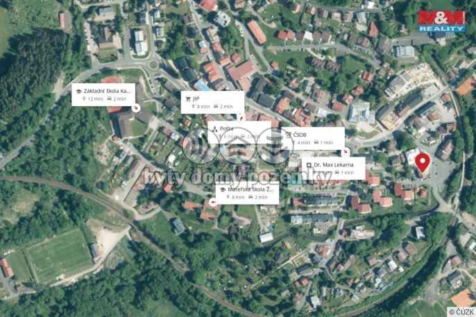 Pronájem, Obchod a služby, Železná Ruda