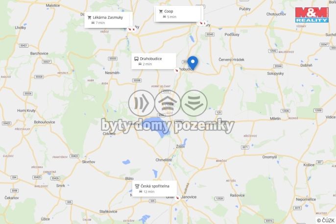 Pronájem, Byt 3+1, Drahobudice