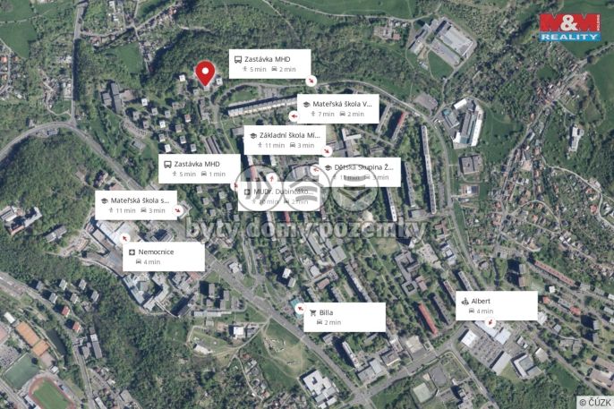 Prodej, Byt 3+1, Ústí nad Labem