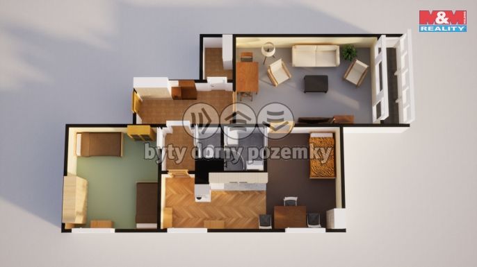 Prodej, Byt 2+1, Tanvald