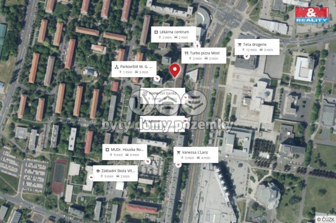 Prodej, Byt 3+1, Most