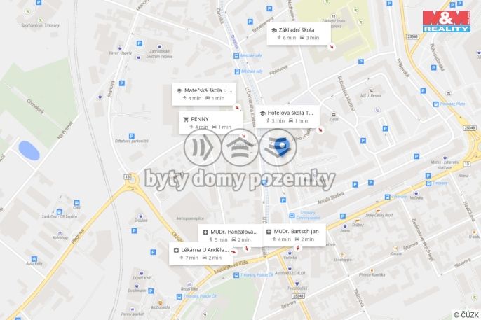 Prodej, Byt 2+kk, Teplice