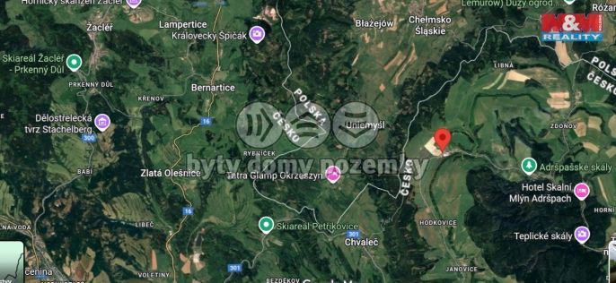 Pronájem, Byt 3+kk, Adršpach