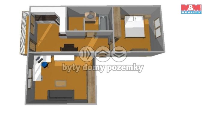 Prodej, Byt 2+1, České Budějovice