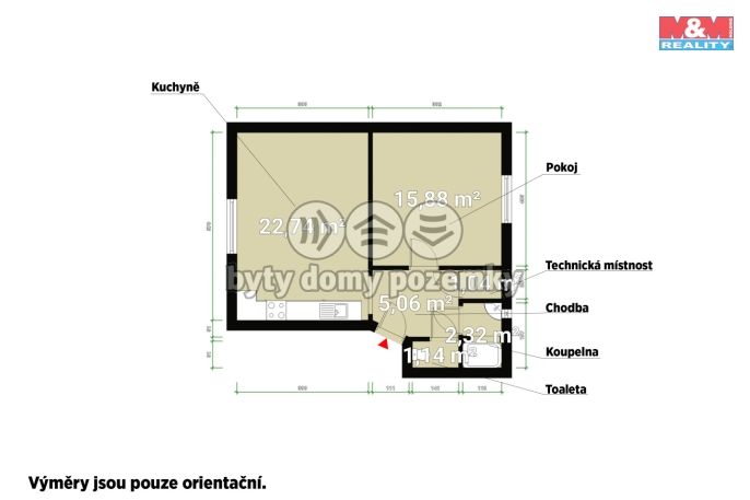 Prodej, Byt 2+kk, Přehýšov