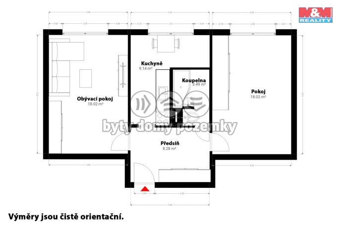 Prodej, Byt 2+1, Klatovy