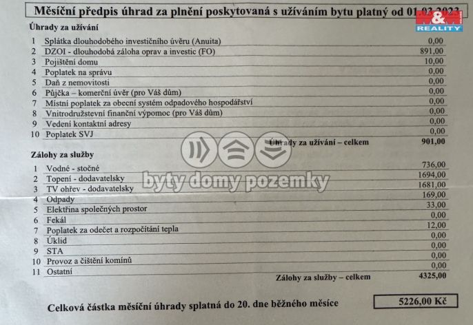Prodej, Byt 2+kk, Louny