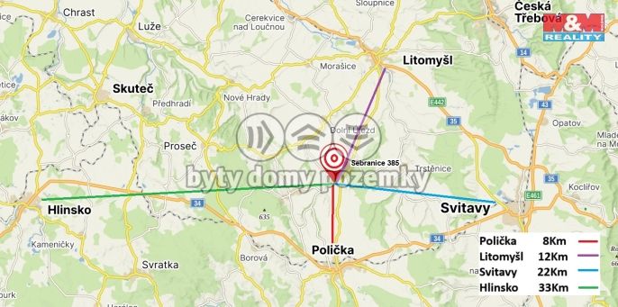 Prodej, Byt 3+kk, Sebranice