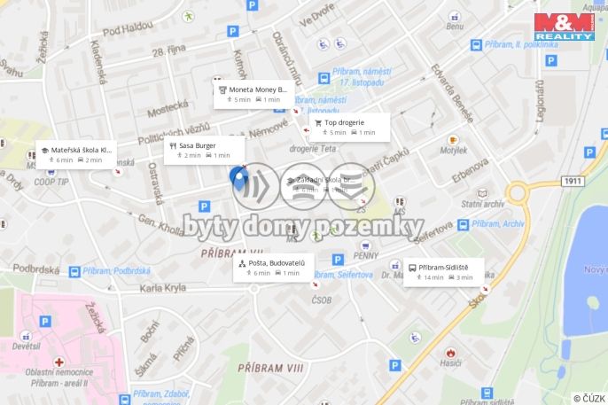 Pronájem, Byt 2+1, Příbram