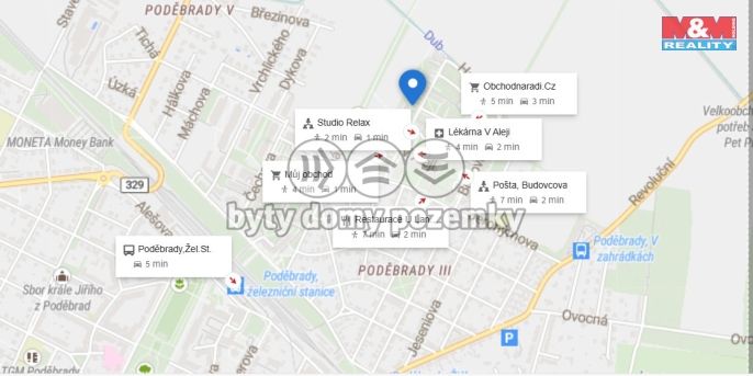 Pronájem, Byt 2+1, Poděbrady