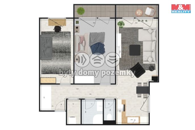 Prodej, Byt 3+kk, Čáslav