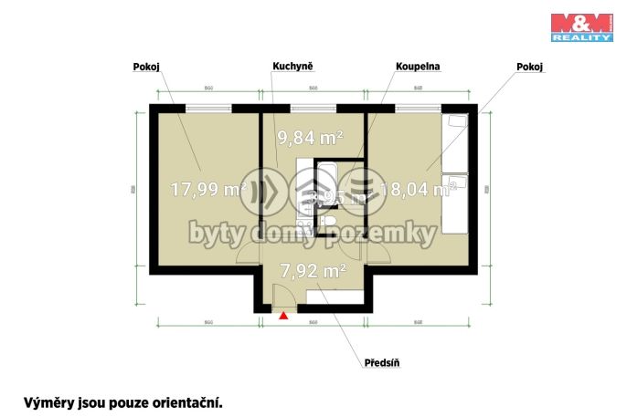 Pronájem, Byt 2+1, Kaznějov