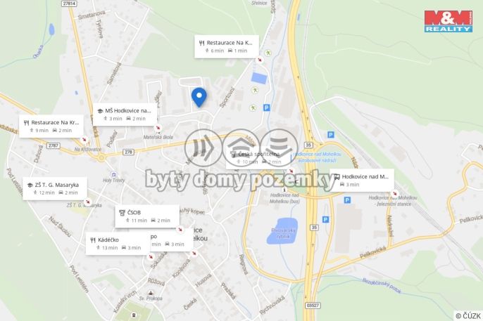 Pronájem, Byt 3+1, Hodkovice nad Mohelkou