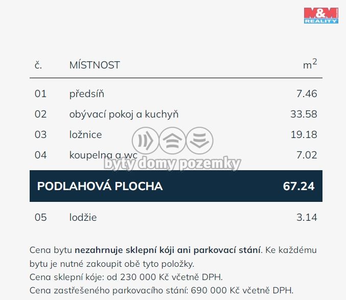 Prodej, Byt 2+kk, Praha