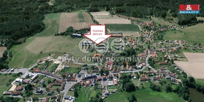 Prodej, Komerční pozemky, Albrechtice nad Vltavou