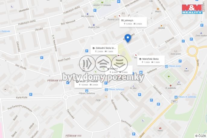 Pronájem, Byt 2+kk, Příbram