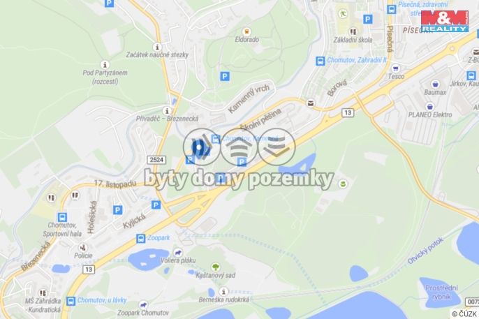 Prodej, Byt 2+1, Chomutov