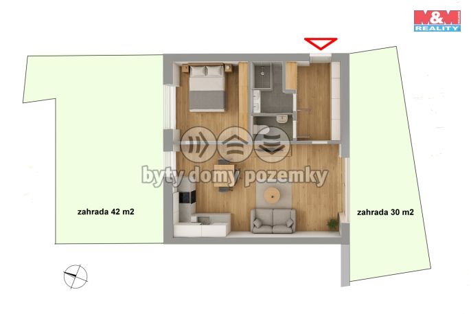 Prodej, Byt 2+kk, Praha