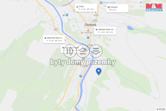 Pronájem, Byt 2+kk, Chotyně