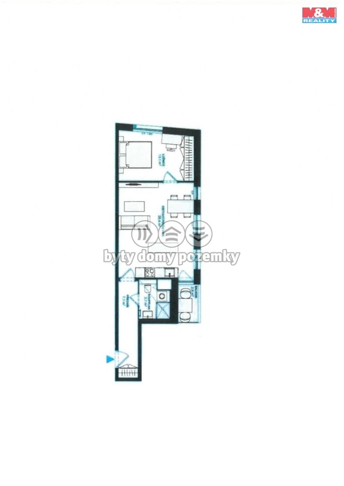 Pronájem, Byt 2+kk, Praha