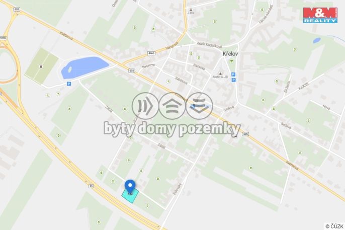 Prodej, Pozemek k bydlení, Křelov-Břuchotín