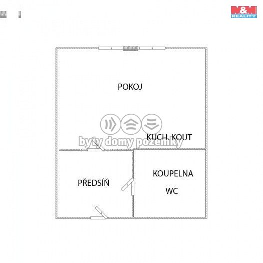 Pronájem, Byt 1+kk, Dolní Kounice