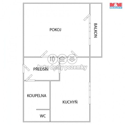 Pronájem, Byt 1+1, Žamberk