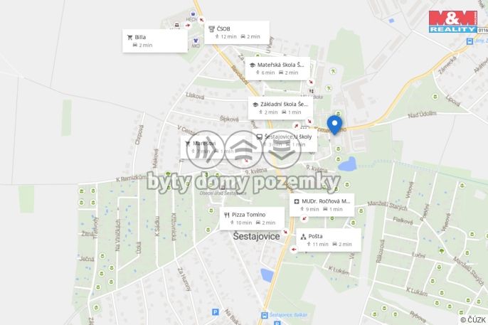 Pronájem, Byt 1+kk, Šestajovice