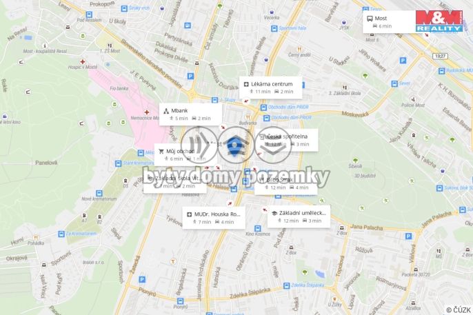 Pronájem, Byt 2+1, Most