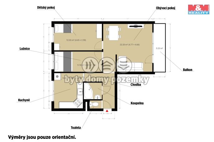 Prodej, Byt 3+1, Plzeň